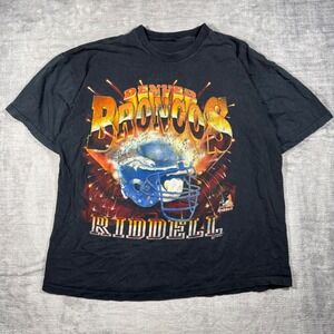 Denver Broncos Shirt Mens XL Black Vintage 1997 NFL Firework Graphic Riddell